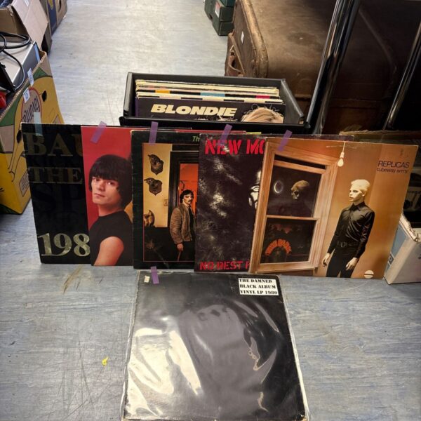 Blondie Parallel Lines vinyl LP cover in auction.