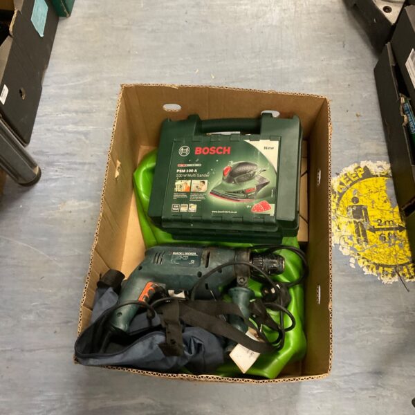 Used Bosch PSM 160 Multi-Sander power tool for DIY projects.