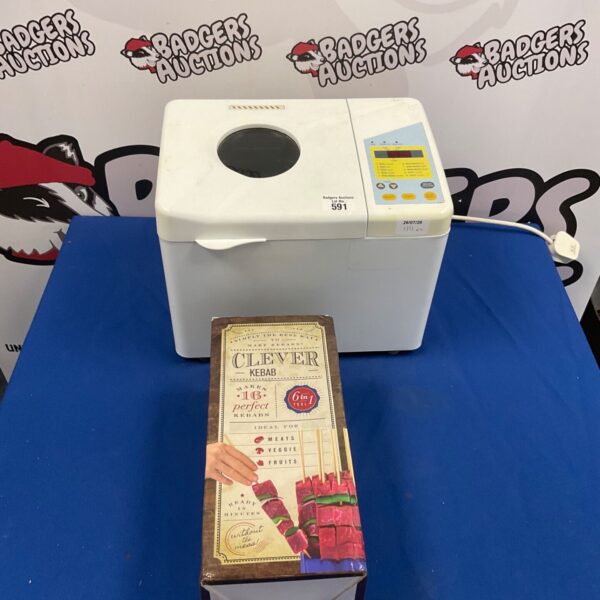 Vintage bread maker with Clever Kebab kit, model 591.
