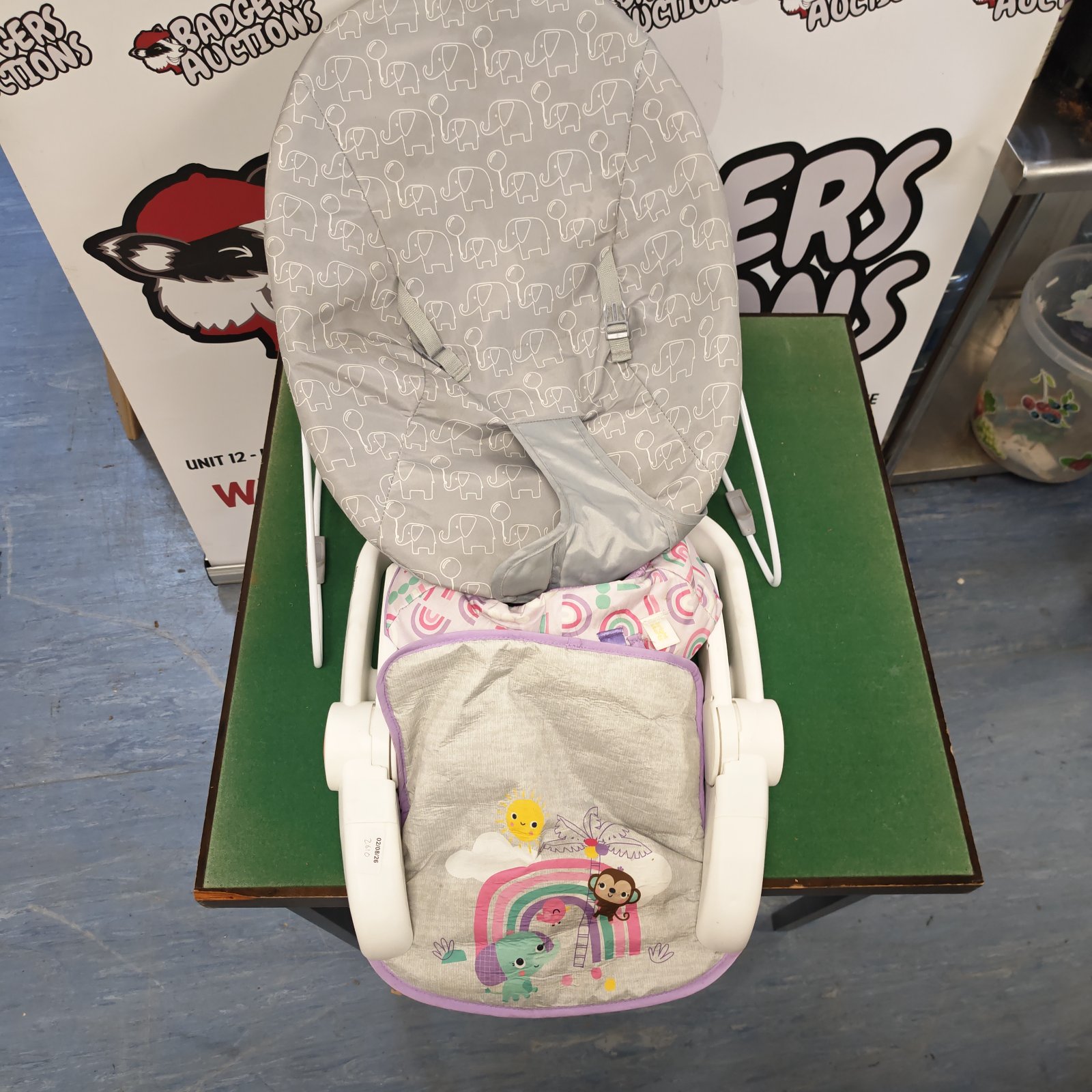 Bright Stars baby bouncer seat in used condition.