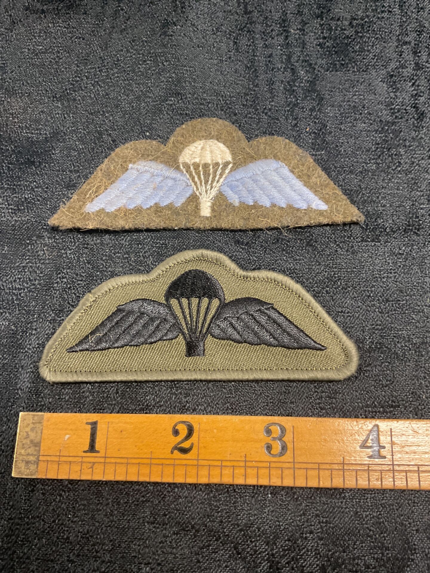 869 Pair of British Army Parachute Regiment Cloth Badges