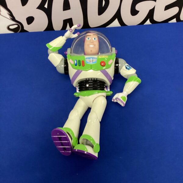 Vintage Buzz Lightyear action figure from Disney's Toy Story.
