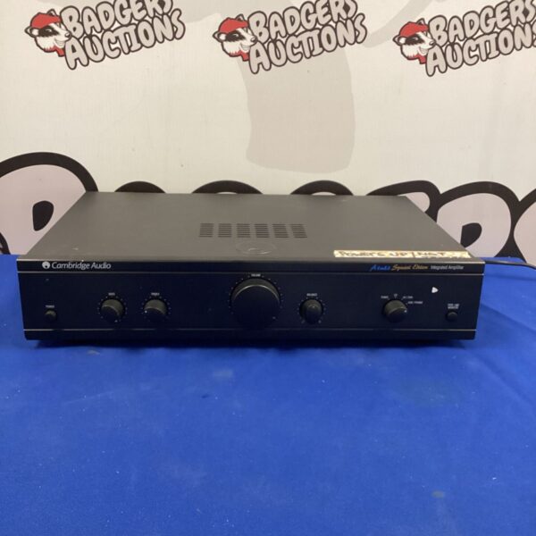 Front view of Cambridge Audio A1mk3 special edition integrated amplifier.