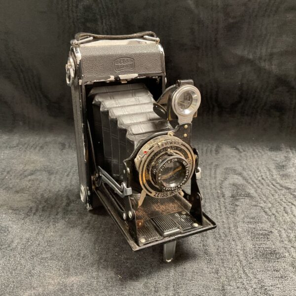 Vintage Carl Zeiss Ikon Nettel folding camera from the 1930s.