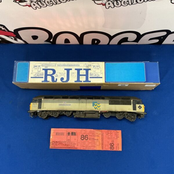 RJH Tremorfa Class 86 electric train model for collectors.
