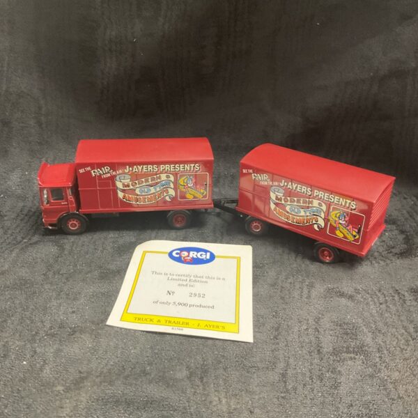Limited edition Corgi J Ayers truck and trailer model 2952.