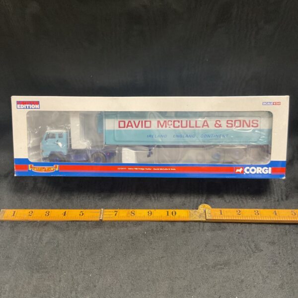 Corgi Volvo F88 Fridge Trailer David McCulla & Sons model truck.