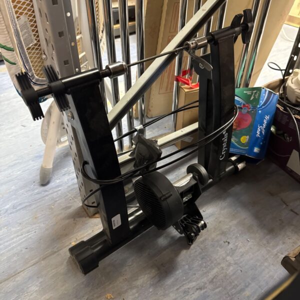 Crystal cycle training machine for indoor fitness and exercise.