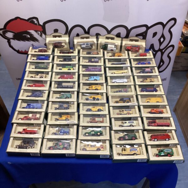 Days Gone diecast collection of vehicles and motorcycles.