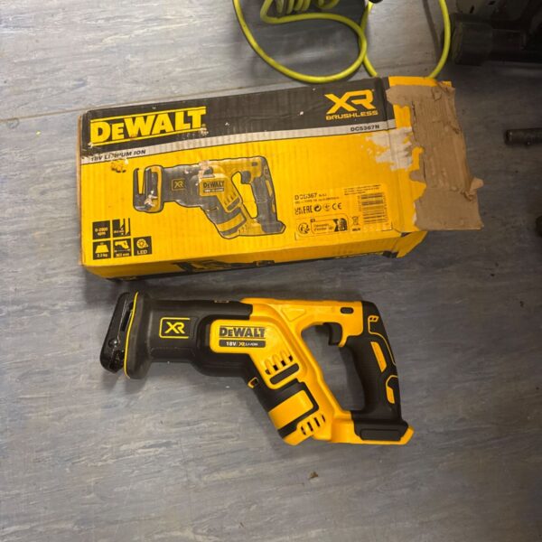 Dewalt DC536 XR cordless reciprocating saw body, used condition.