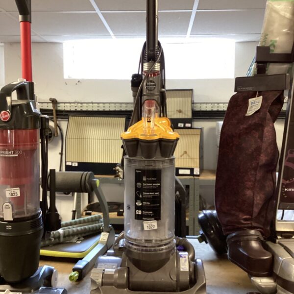 Used Dyson DC33 multi floor vacuum cleaner in a home setting.