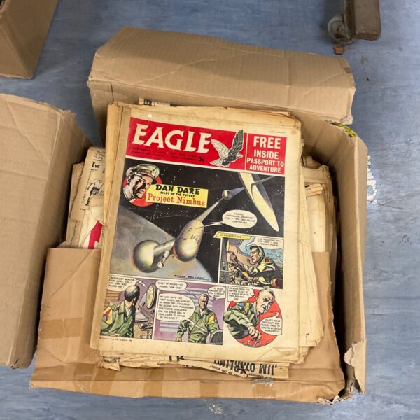 Vintage Eagle comic featuring Dan Dare, a classic British science fiction hero.
