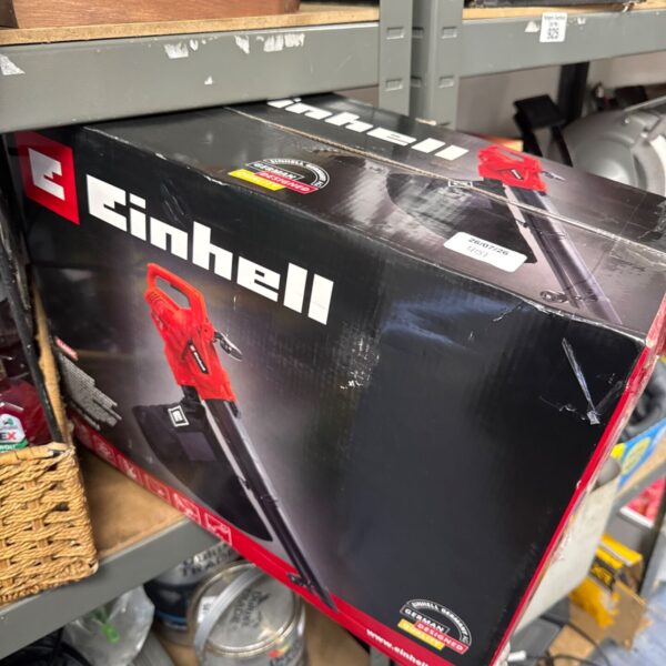 Sealed Einhell classic electric leaf blower in original box.