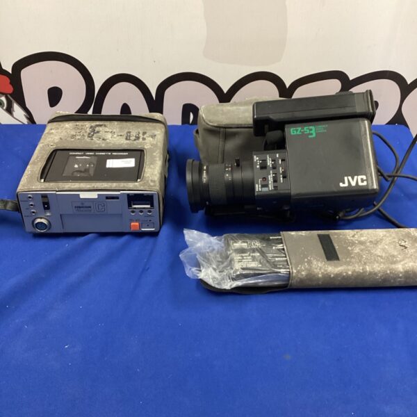 Vintage Ferguson Videostar GZ-S3 video camera, 1980s analogue camcorder.
