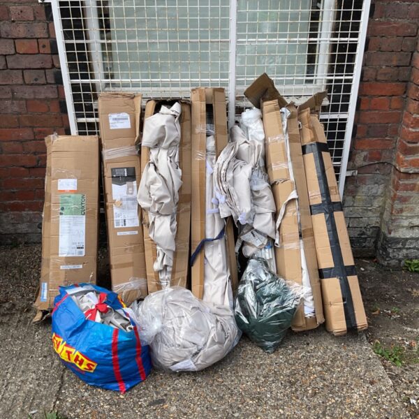 Job lot of gazebos from a B&Q returns pallet, ideal for repair.