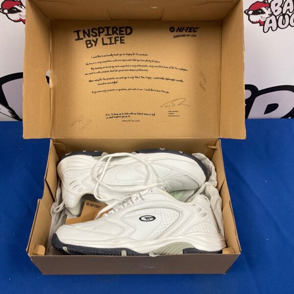 Vintage Hi Tec training shoes size 9, athletic footwear.