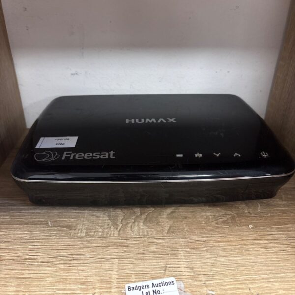 Black Humax Freesat HDR-1100S receiver for digital satellite television.