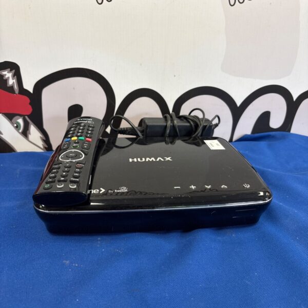 Humax HDR-1100S digital box with remote control for auction.