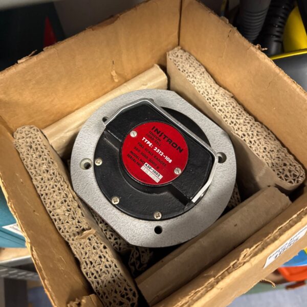 Instron 2512-108 tension load cell, industrial force measurement device.