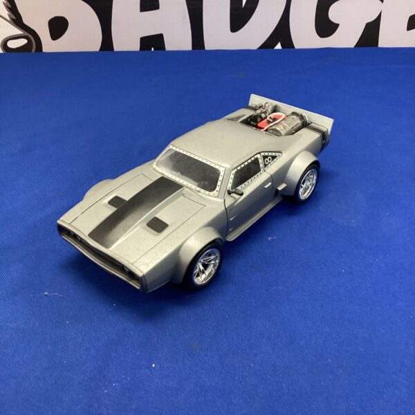 Jada Fast & Furious diecast model car on display.