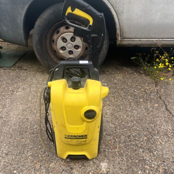 Used Karcher K4 jet wash for garden and patio cleaning.