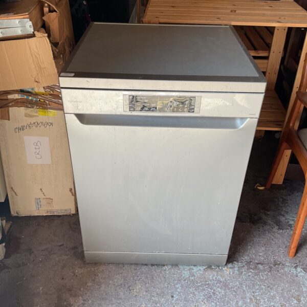 White Kenwood KDW60S20 dishwasher in a kitchen setting.