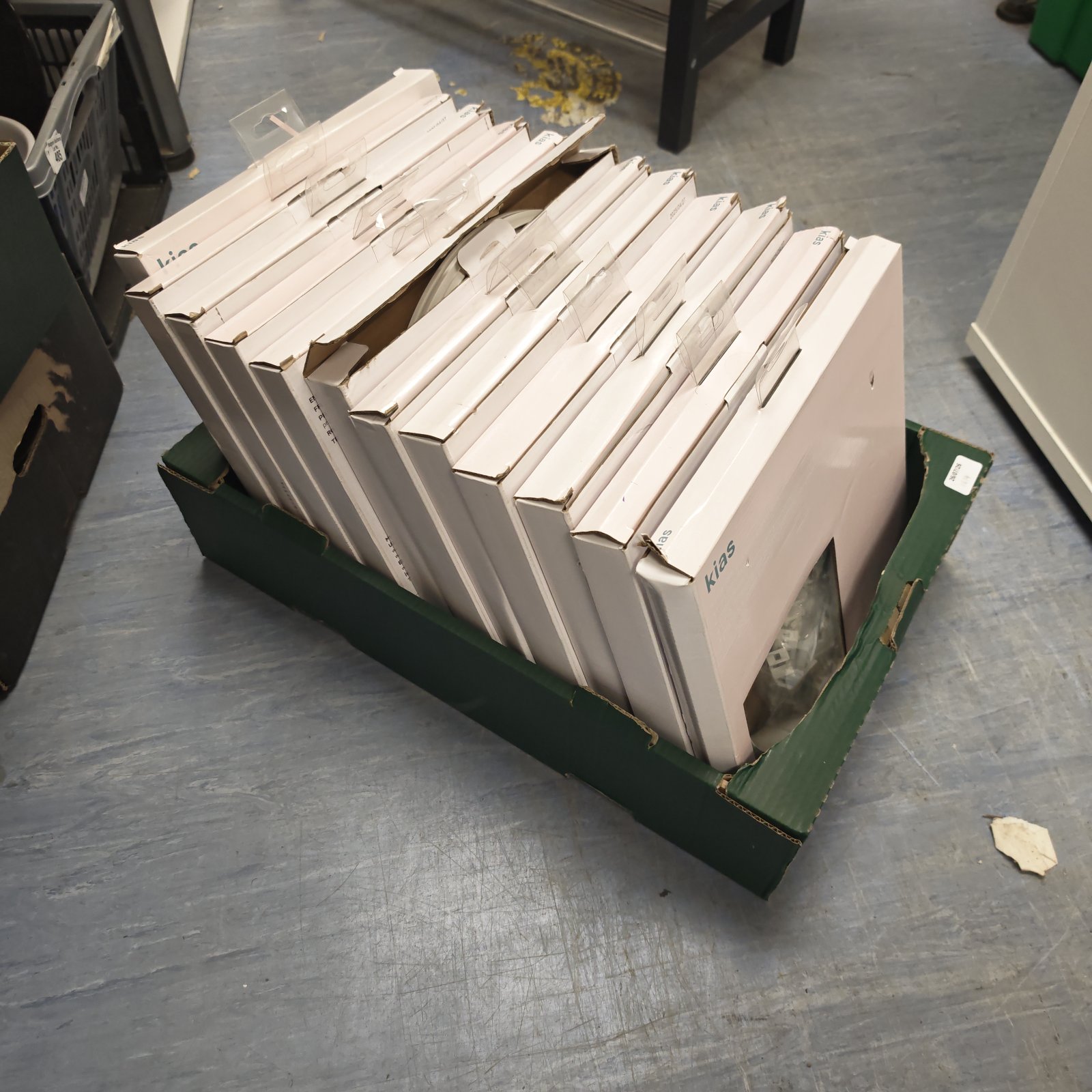 Lot of Kia Curt track rails for karting and racing.