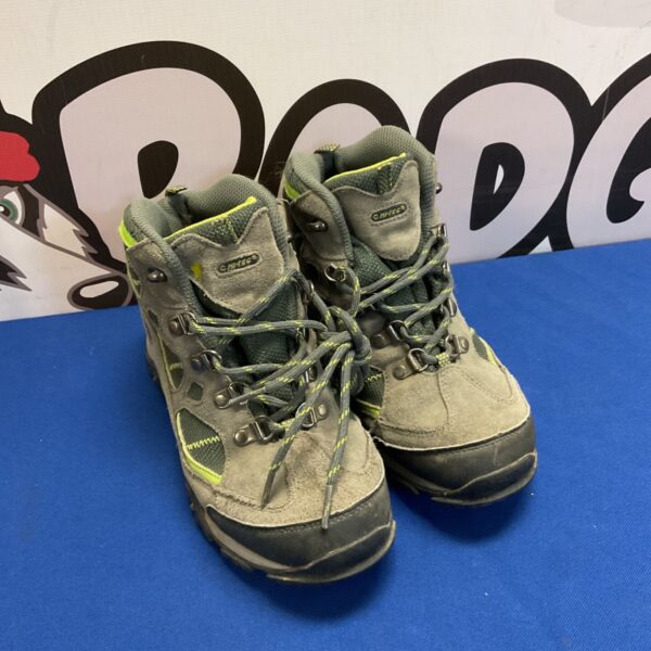 Grey ladies Hi-Tech walking boots size 4 for outdoor use.