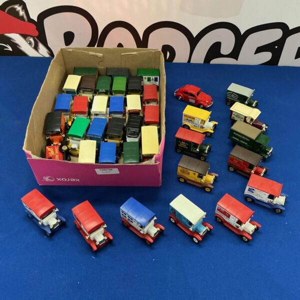 Lledo Days Gone diecast model vehicles in a box.
