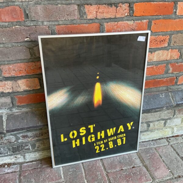 Framed Lost Highway movie poster by David Lynch.