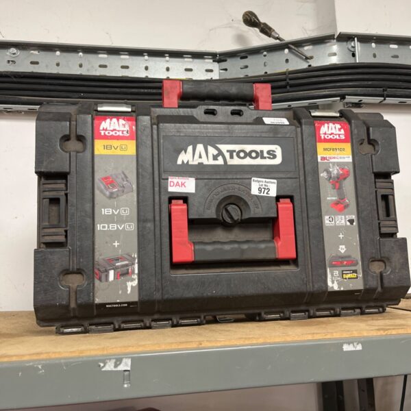 Empty Mac tools impact driver case