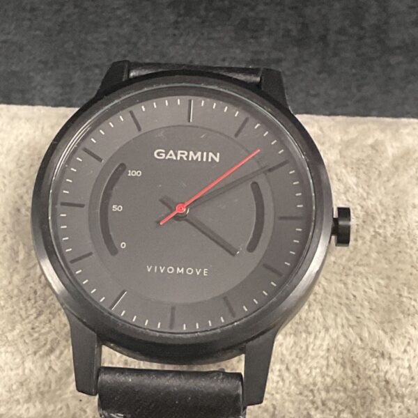 Garmin vivomove classic quartz gents wristwatch - untested, needs battery