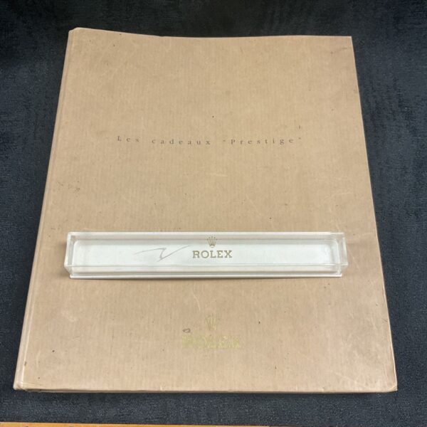 rolex branded gift folder & pen case
