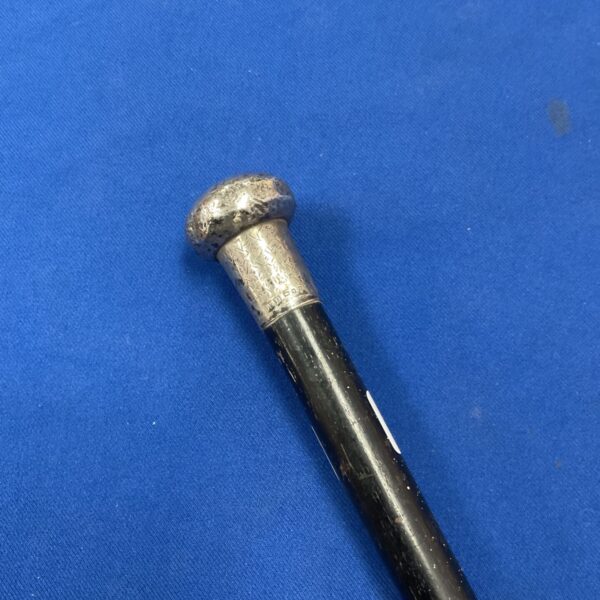 Vintage Walking cane with hallmarked silver top