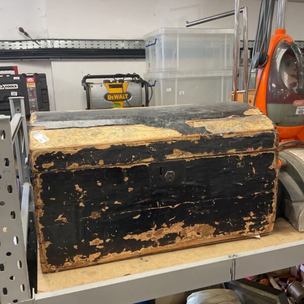 Antique wooden chest