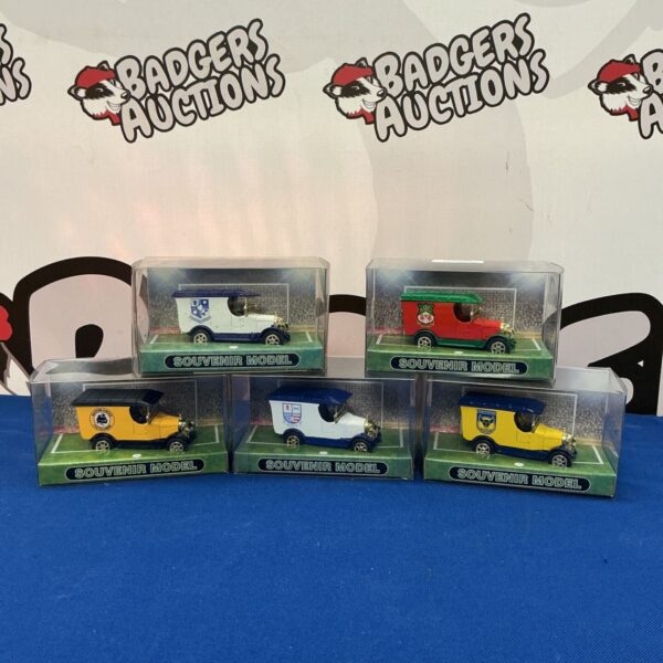 Oxford Diecast Model Souvenir Football Club Models incl. Wrexham, Tranmere Rovers, Oxford Utd…