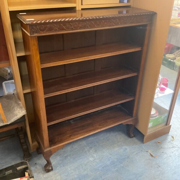Mahogany Bookcase L36”H48”D10”
