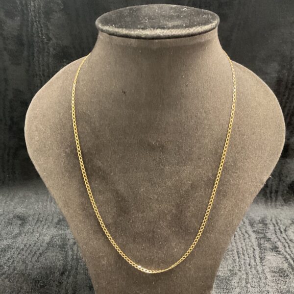 9ct gold 18” Necklace 2.13g