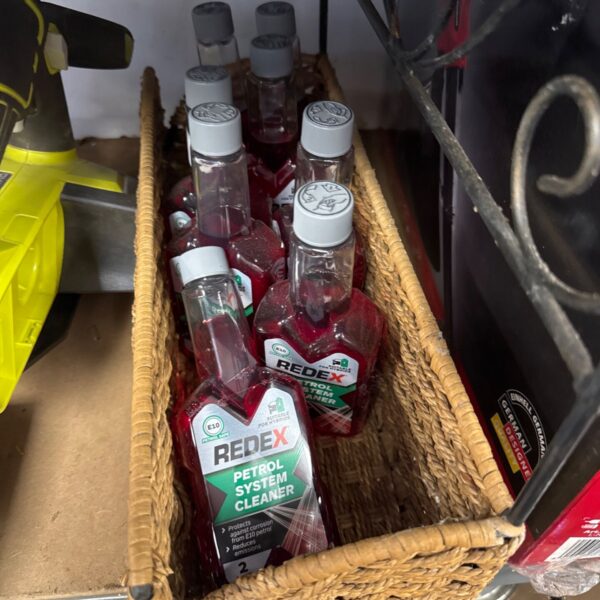 8 bottles of redex petrol system cleaner for E10 fuel vehicles suitable for hybrids