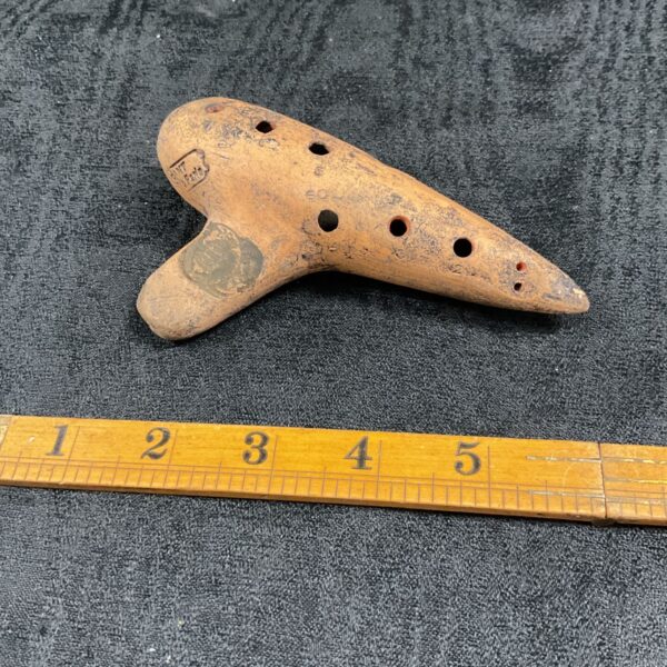 Antique french ceramic Ocarina (vessel flute)