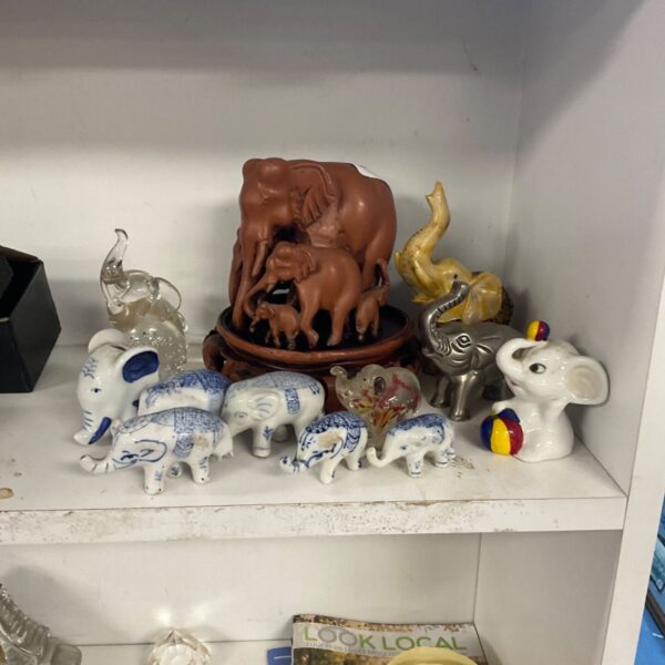 Collection of Elephant Figurines