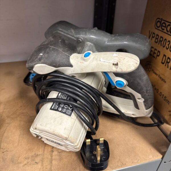 Used Mac Allister MSCS1200 circular saw for DIY projects.