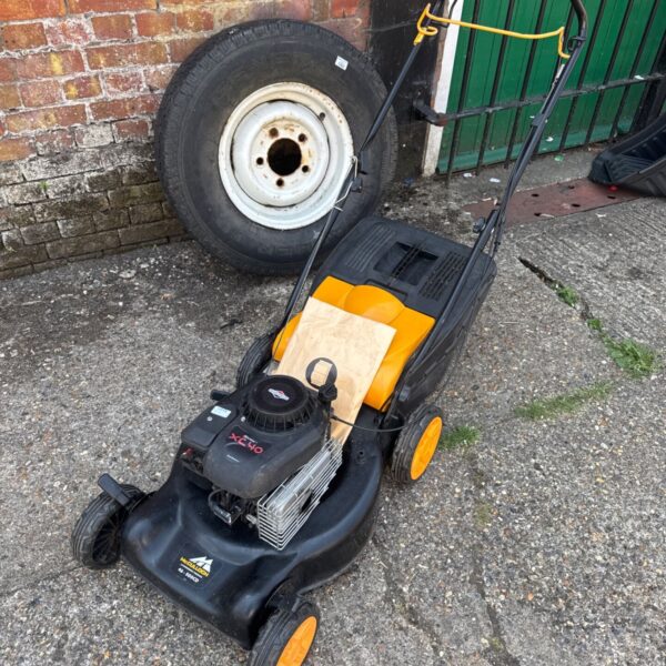 McCulloch Sprint XC40 petrol lawn mower in used condition.
