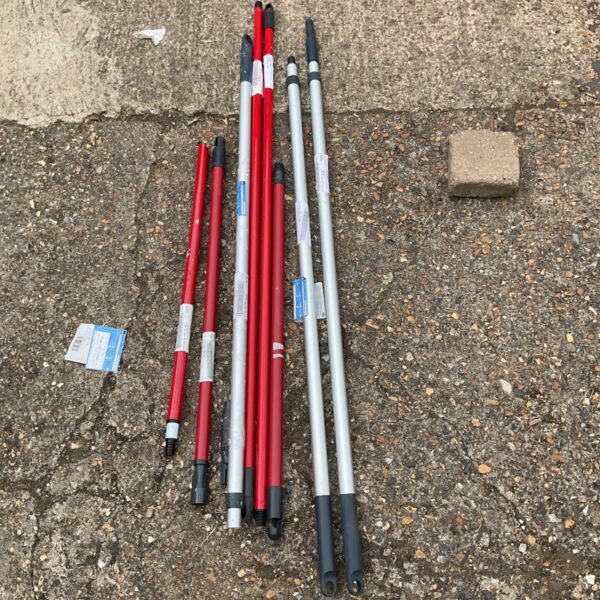Job lot of metal handles from a B&Q pallet.