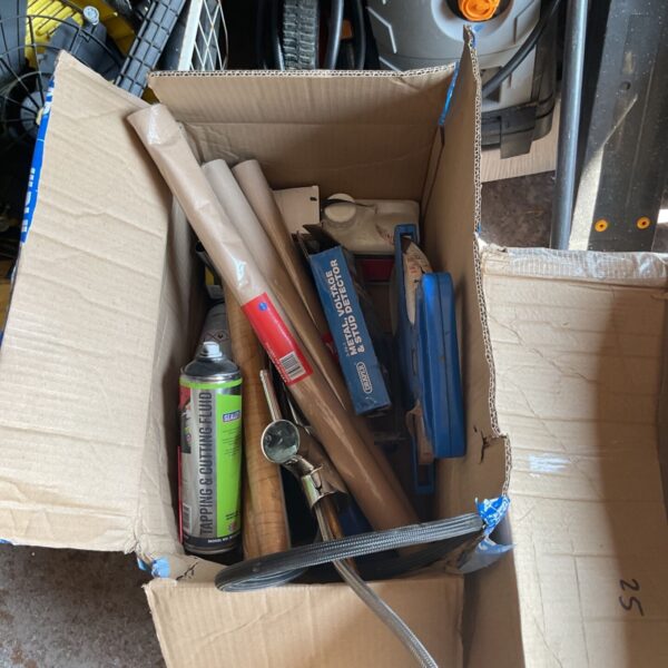 Mixed tool lot with Draper tap and die set for DIY projects.
