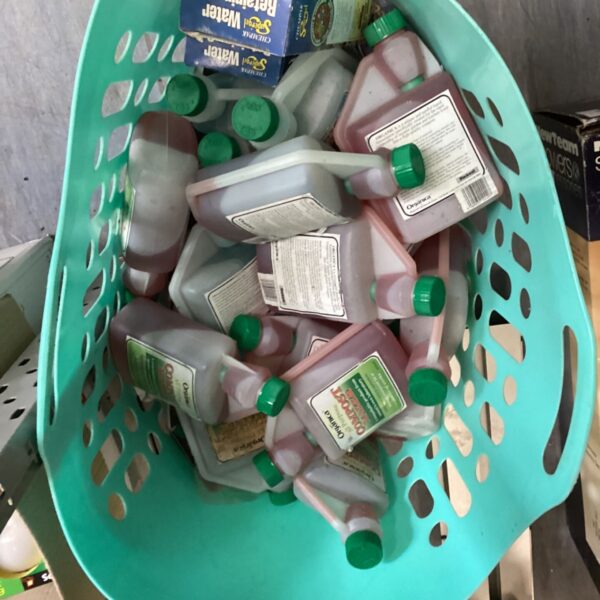 Job lot of Organica compost maker bottles for garden use.