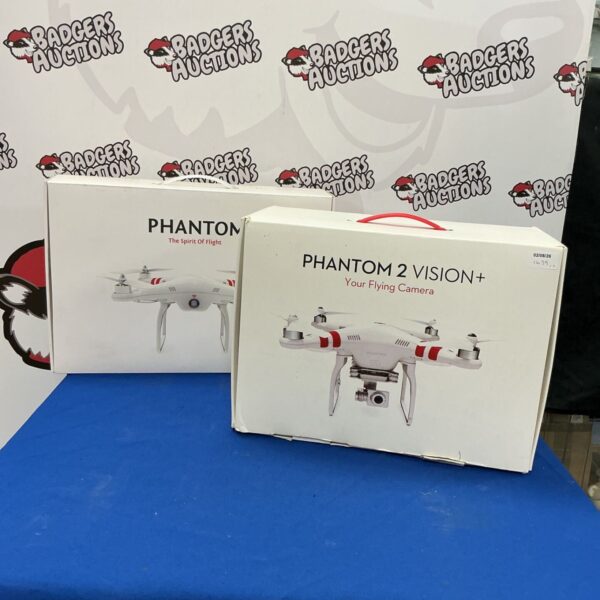 Phantom 2 Vision+ drone with camera, aerial photography quadcopter.