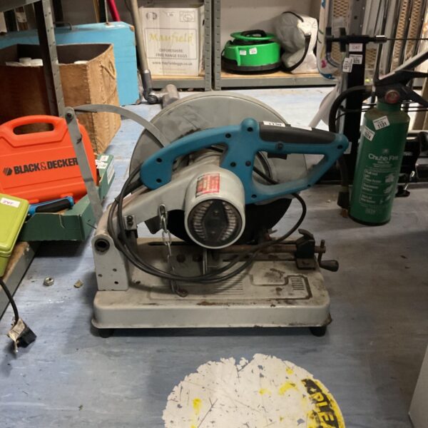 Predator 355mm cut off machine for metal cutting.