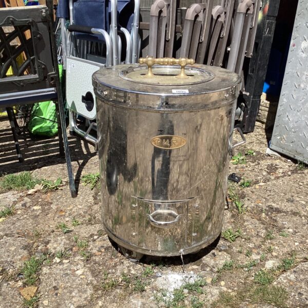 Stainless steel Puri Tandoori oven for authentic Indian cooking.