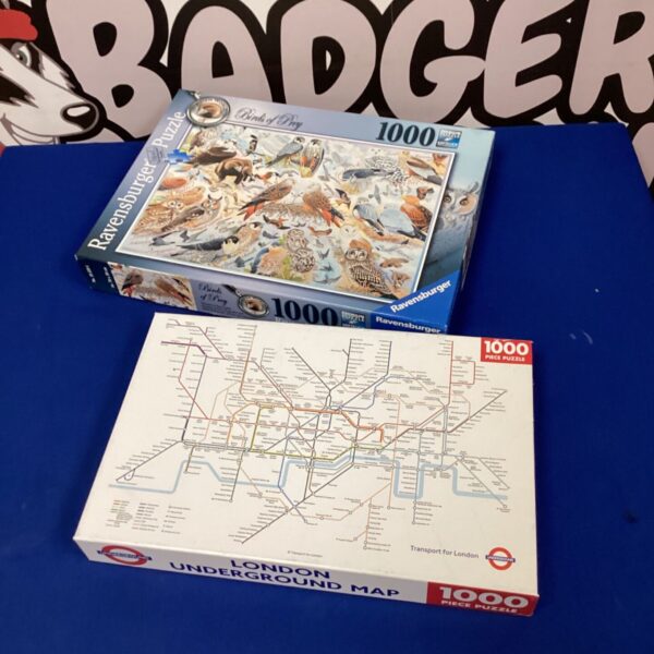 Ravensburger 1000 piece jigsaw puzzle of the London Underground map.